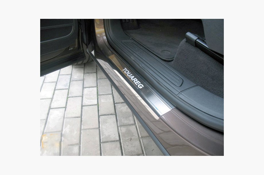 Volkswagen Touareg 2010-2018 Nakładki progowe Nataniko (4 szt, stal nierdzewna) Image
