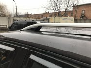 Volkswagen Touareg 2002–2010 Relingi dachowe Skyport (szary mat) zdjęcia 7