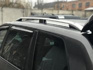 Volkswagen Touareg 2002–2010 Relingi dachowe Skyport (szary mat) zdjęcia 3