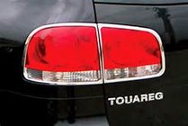Volkswagen Touareg 2002–2010 Chromowane Nakladki na Tylne Lampy 2003-2008 (2 szt, plastik) zdjęcia 1