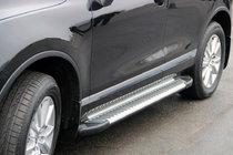 Volkswagen Touareg 2002–2010 Progi Boczne Line (2 szt., Aluminium) zdjęcia 2