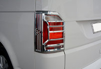 Volkswagen T6 2015-2024 Obramowania tylnych lamp OmsaLine (2 szt, ABS chrom) zdjęcia 1