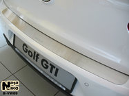 Volkswagen Golf 6 2008-2014 Nakładka na tylny zderzak Nataniko (stal nierdzewna) Hatchback zdjęcia 1