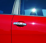 Skoda Octavia II A5 2010-2013 Chromowane nakładki na klamki z otworami (4 szt, stal nierdzewna) zdjęcia 1