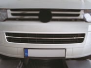 Volkswagen T5 2010-2015 Listwa na kratke zderzaka (stal nierdzewna) Carmos - Turecka Stal Nierdzewna zdjęcia 5