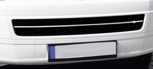 Volkswagen T5 Caravelle 2004-2010 Listwa na kratke zderzaka (stal nierdzewna) OmsaLine - Włoska Stal Nierdzewna zdjęcia 3