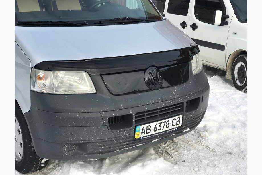 Volkswagen T5 Transporter 2003-2010 Zimowa osłona na grill Zdjęcia 4