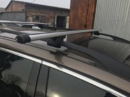 Volkswagen T5 2010-2015 Bagażnik dachowy belki poprzeczne na relingi zintegrowane zamykane na klucz (2 szt.) zdjęcia 3