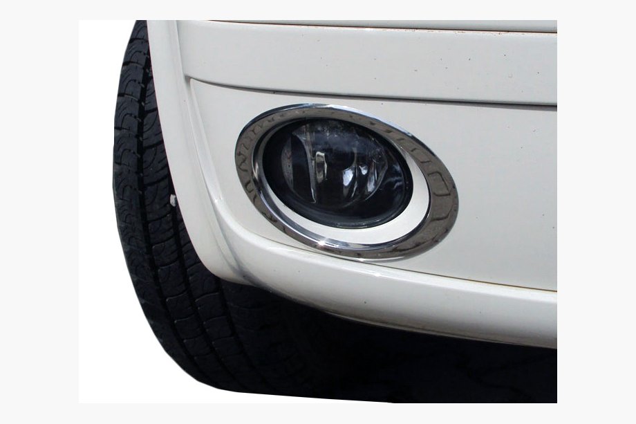 Volkswagen T5 2010-2015 Obramowania świateł przeciwmgielnych (2 szt., stal nierdzewna) Carmos - Turecka Stal Nierdzewna Image