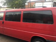 Volkswagen T4 Caravelle/Multivan 1990–2003 Relingi Dachowe Czarne zdjęcia 2