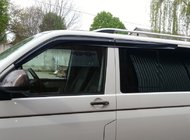 Volkswagen T5 Transporter 2003-2010 Deflektory Okien (4 szt., Sunplex Sport) zdjęcia 5