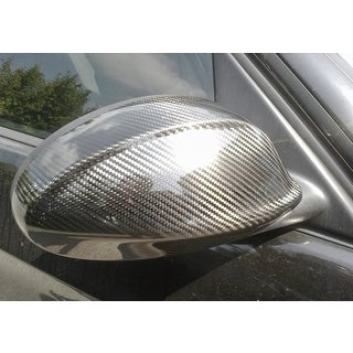 Nakładki na Lusterka 2005-2008 (2 szt., Prawdziwy Carbon) BMW 3 Series E90/E91 2005-2011 zdjęcia 1