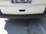 Volkswagen T5 Multivan 2003–2010 Nakładka na tylny zderzak z rantem (Carbon) zdjęcia 1