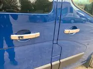 Nissan NV400 2010-2024 Chromowane Nakładki na Klameki (4 szt) zdjęcia 1