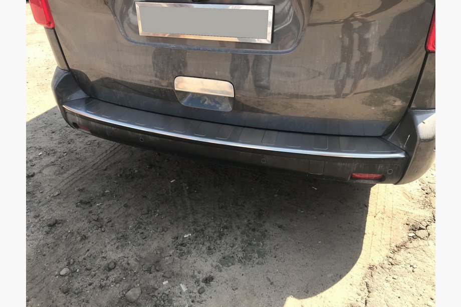 Toyota Proace 2016- Nakładka na tylny zderzak OmsaLine Stal Nierdzewna Image