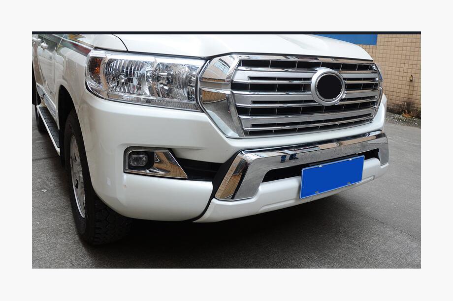 Toyota Land Cruiser 200 2007-2021 Nakładka przednia 2012-2016 (styl EA, bez dokładki) Czarny Image