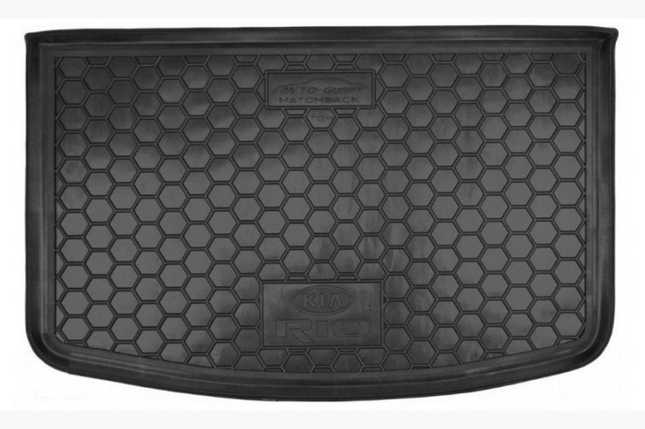 Kia Rio 2012-2017 Mata bagażnika HB 2015+ TOP z organizerem (Autogumm, guma) Image