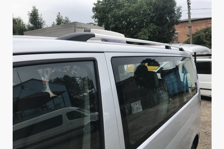 Volkswagen T5 Multivan 2003–2010 Relingi Dachowe Chromowane Image