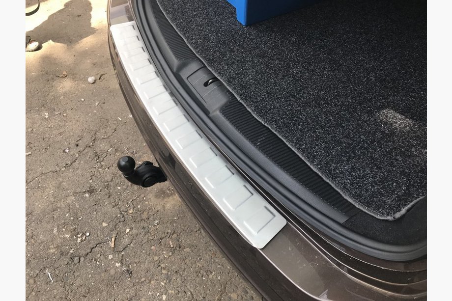 Ford Galaxy 2007-2015 Nakładka na tylny zderzak Carmos Stal Nierdzewna Image