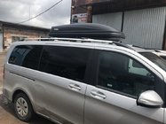Mercedes Vito/V-class W447 2014- Relingi Dachowe Chrom CAN Oryginalny Design (Metalowe Nogi) Długa Baza (EXTRALONG) zdjęcia 1