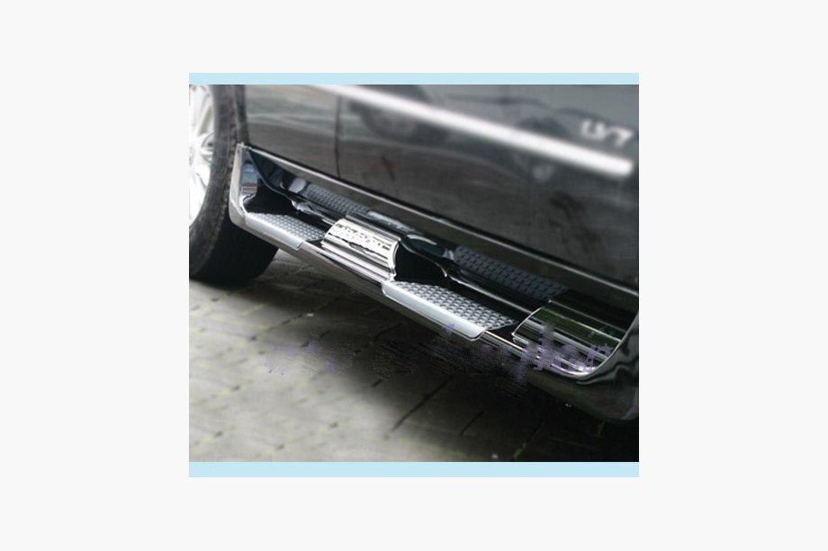 SsangYong Action 2005-2018 Boczne Progi Plastikowe S002 (Plastik) Image