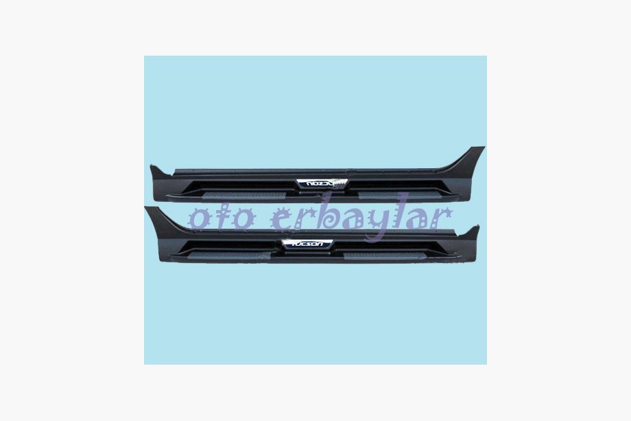 Hyundai Tucson JM 2004- Boczne Progi Plastikowe S003 (Plastik) Image