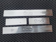 Fiat 500/500L 2013-2022 Nakładki progowe 500L (Carmos, 4 szt, stal nierdzewna) zdjęcia 2