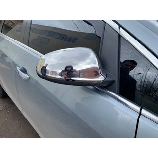 Nakładki na Lusterka (2 szt, Stal Nierdzewna) Opel Astra J 2009-2015 zdjęcia 2