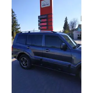 Relingi dachowe Chrom turecki design (2 szt.) Mitsubishi Pajero Wagon III 1999-2006 zdjęcia 1