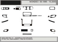 Ford Mondeo 1996-2001 Zestaw Ozdobnych Nakładek na Deskę Rozdzielczą (Drewno 1996-2001) zdjęcia 1