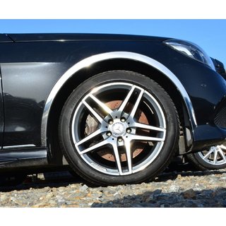 Nakładki na nadkola (4 szt, stal nierdzewna) Mercedes E-сlass W212 2009-2016 zdjęcia 1