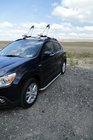 Mitsubishi Outlander 2006-2012 Progi Boczne Tayga Grey (2 szt., Aluminium) zdjęcia 3
