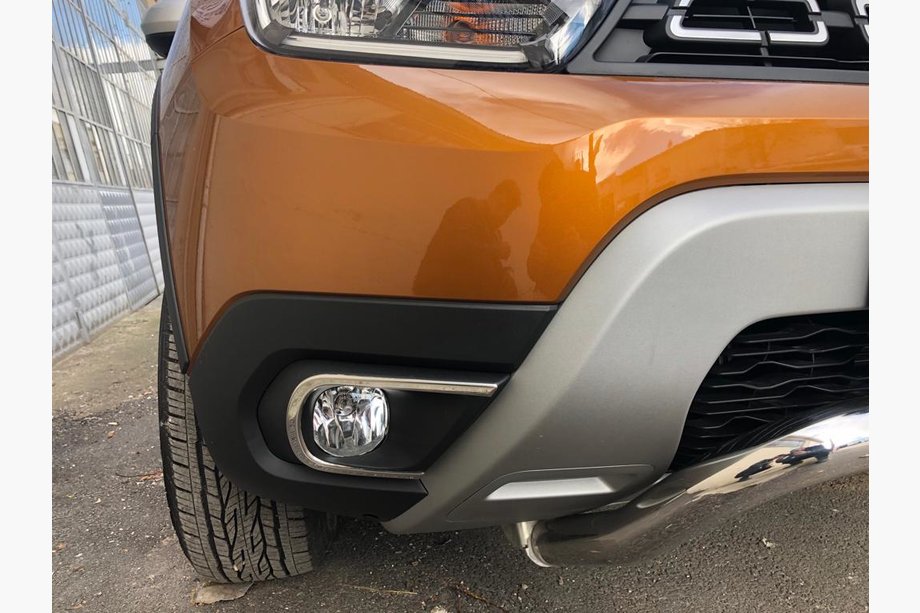Renault Duster 2018-2024 Nakładki na światła przeciwmgielne (2 szt., stal nierdzewna) Image