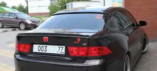 Honda Accord VII 2002-2007 Blend spojlera (włókno szklane, do lakierowania) zdjęcia 1