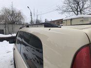 Mercedes Vito W639 2004-2014 Czarne relingi dachowe Skyport (metal lity) zdjęcia 1