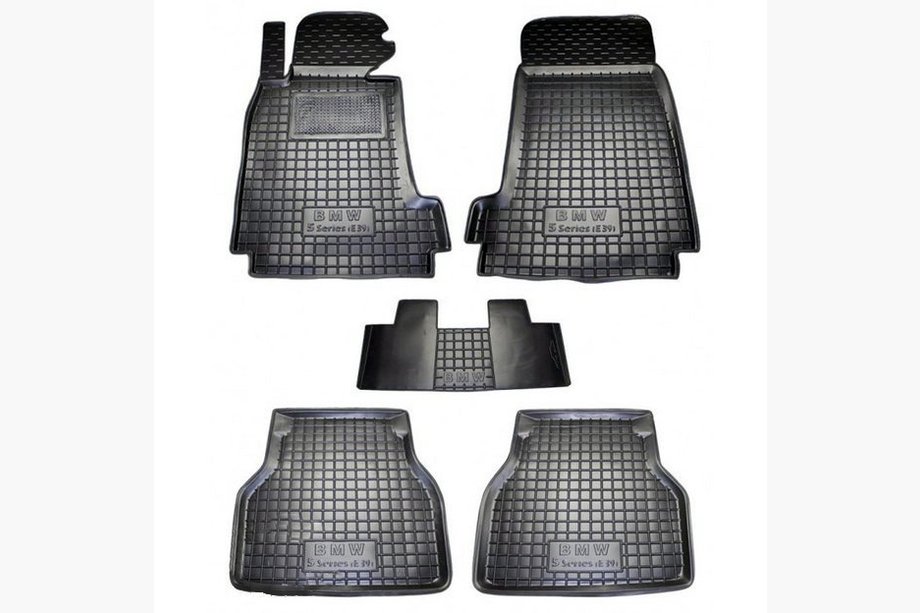 BMW 5 Series E39 1996-2003 Dywaniki gumowe z rantem (Autogumm) Image