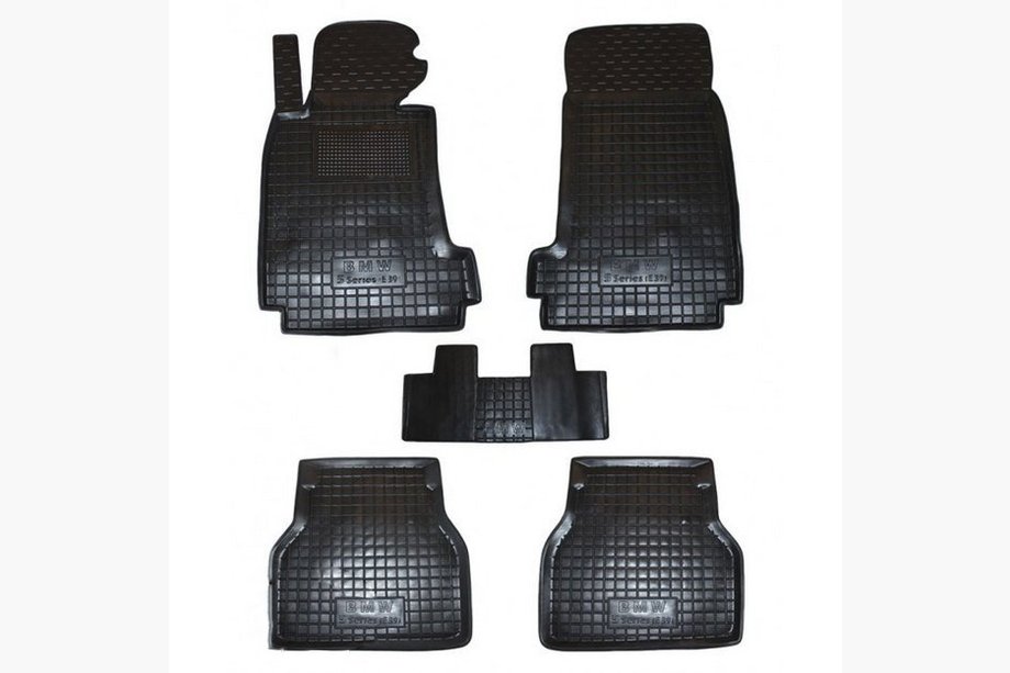 BMW X5 E53 1999–2006 Dywaniki gumowe z rantem (Autogumm) Image