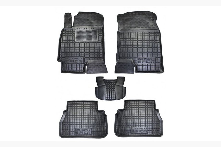 Chevrolet Evanda 2000-2006 Dywaniki gumowe z rantem (Autogumm) Image