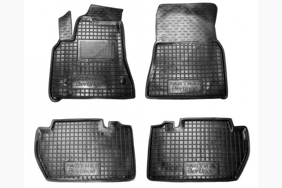 Citroen Berlingo 2008-2018 Dywaniki gumowe z rantem 5 szt (Autogumm) Image