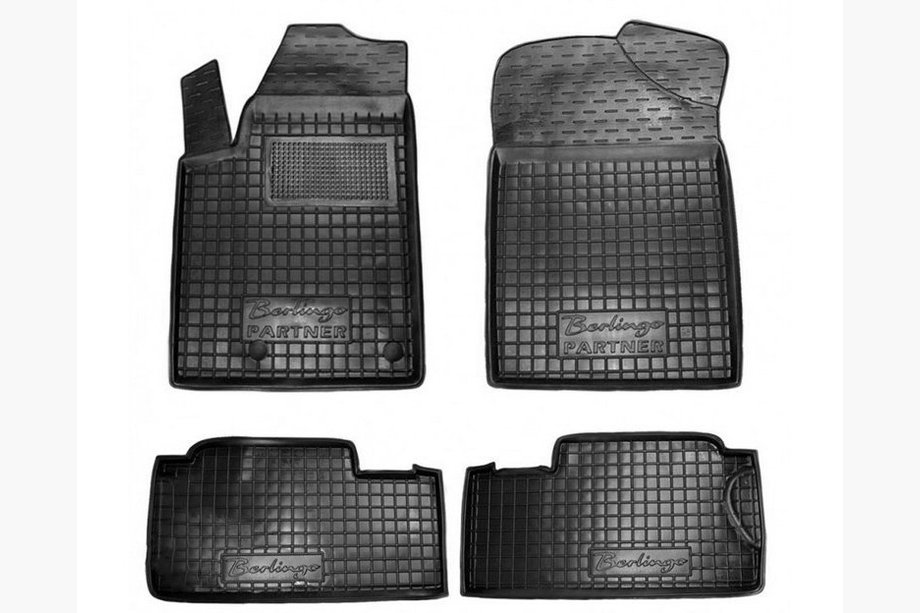 Citroen Berlingo 1996-2008 Dywaniki gumowe z rantem (Autogumm) Image