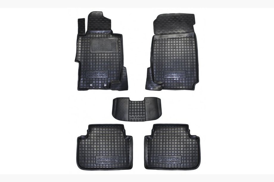 Honda Accord VII 2002-2007 Dywaniki gumowe z rantem (Autogumm) Image