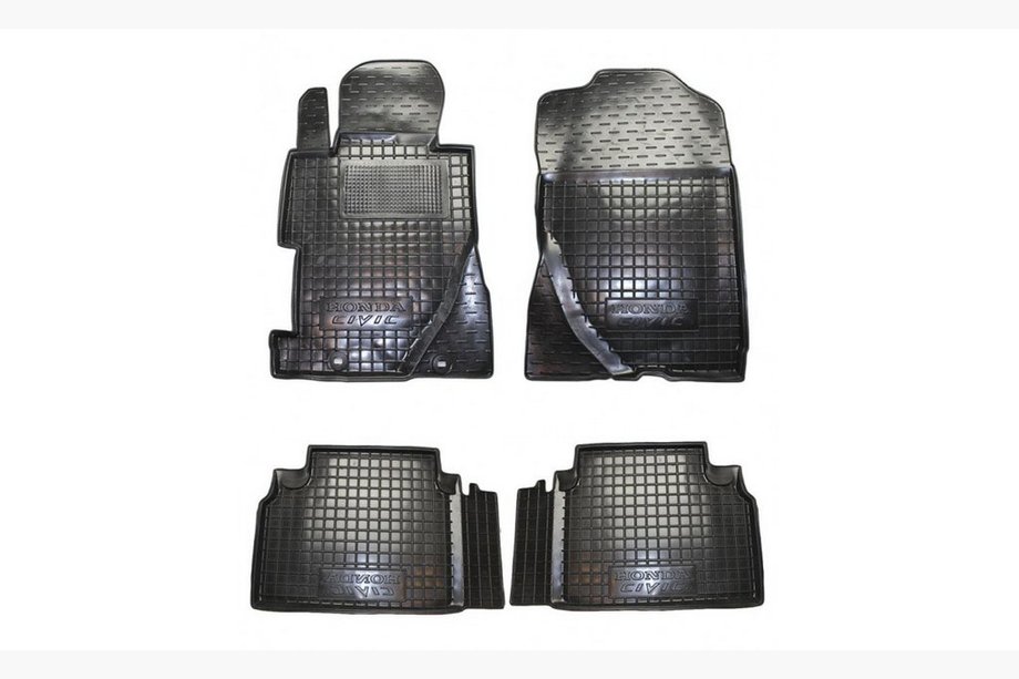 Honda Civic Sedan VIII 2006-2011 Dywaniki gumowe z rantem (Autogumm) Image