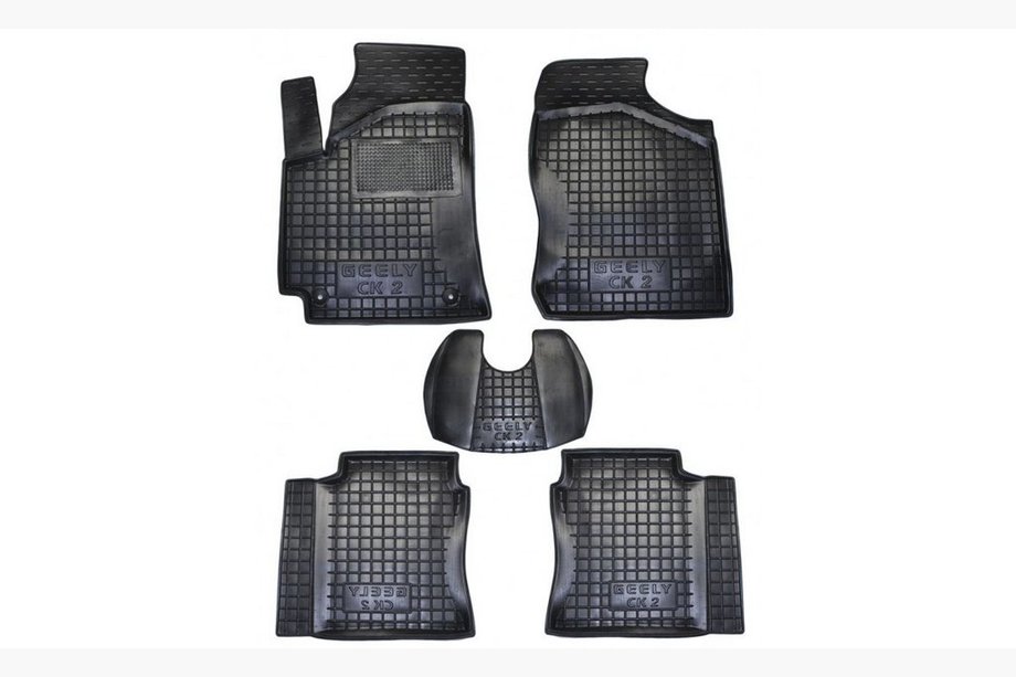 Geely CK-2 2008-2016 Dywaniki gumowe z rantem (Autogumm) Image