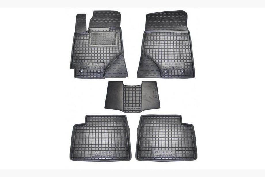 Geely Emgrand EC7 2009- Dywaniki gumowe z rantem (Autogumm) Image