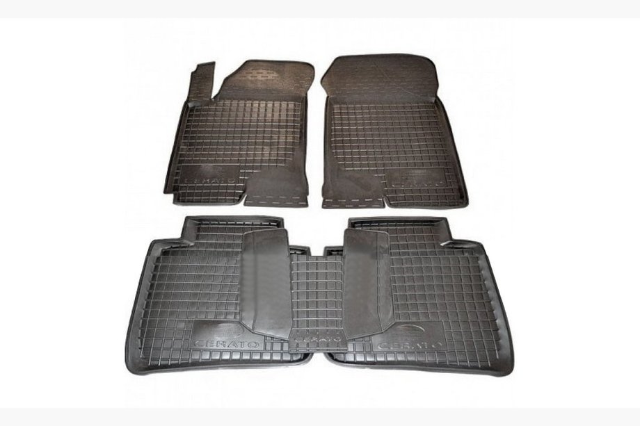 Kia Cerato 1 2004-2009 Dywaniki gumowe z rantem (Autogumm) Image