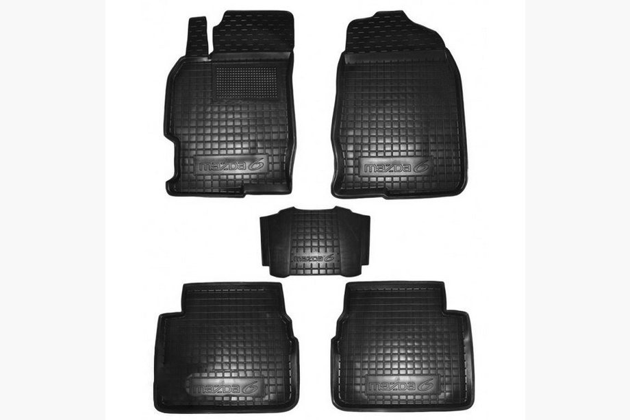 Mazda 6 2008-2012 Dywaniki gumowe z rantem (Autogumm) Image
