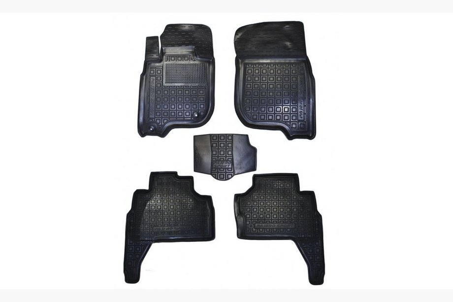 Mitsubishi Pajero Sport 2008-2015 Dywaniki gumowe z rantem (Autogumm) Image