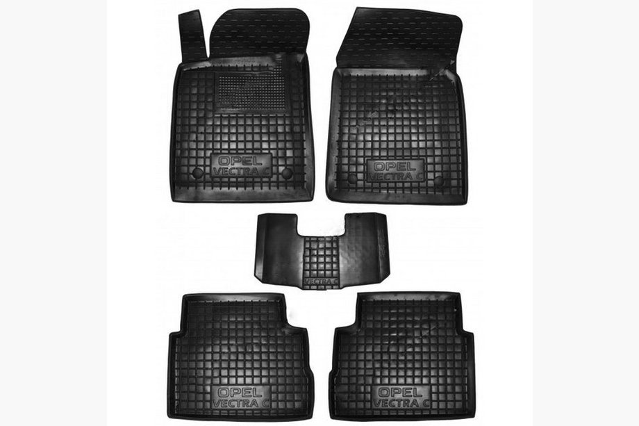 Opel Vectra C 2002-2008 Dywaniki gumowe z rantem (Autogumm) Image