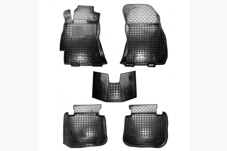 Subaru Legacy 2009-2014 Dywaniki gumowe z rantem (Autogumm) Image