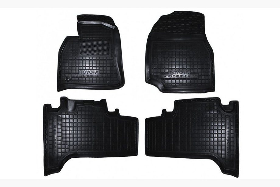 Toyota Land Cruiser 100 1998-2007 Dywaniki gumowe z rantem (Autogumm) Image